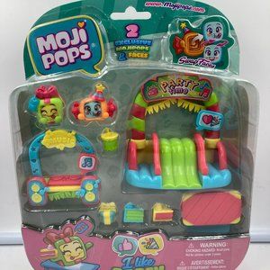 Moji Pops I Like Party Exclusive Moji Faces Figurines Accessories Mini Toys